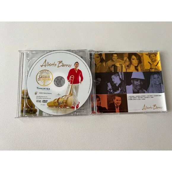 Alberto Barros Tributo A La Cumbia Colombiana 2 CD + DVD Import Mexico